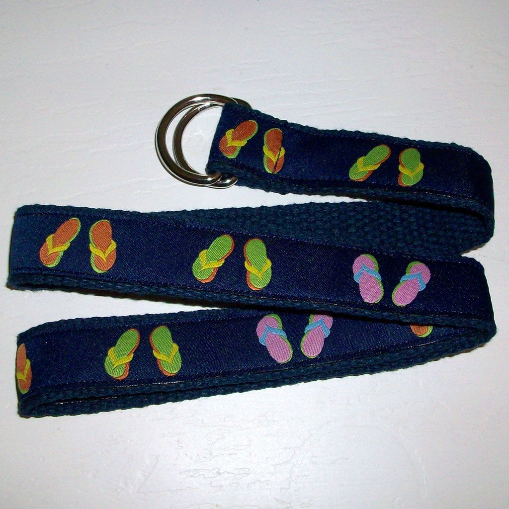 Navy Flip-Flops Belt