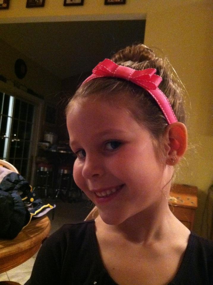 Pink Bow Headband