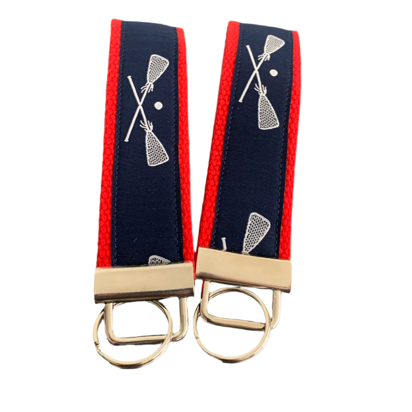 Navy on red Lax