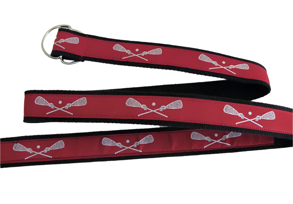 Red Lacrosse Belt